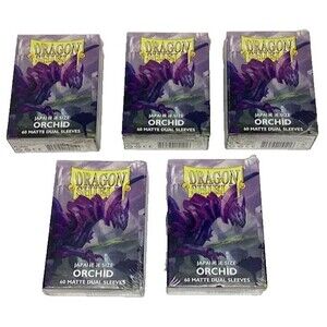 Dragon Shield Japanese Sz 5 Orchid 60 Matte Dual Sleeves Emme Ender 15141 NEW